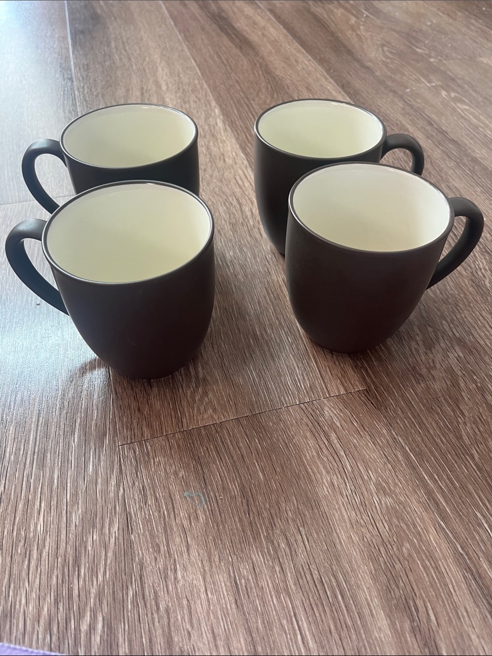 Noritake Colorwave Chocolate brown Ceramic Mug  - Set of 4
